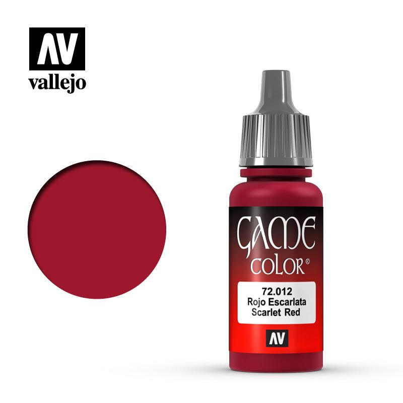 Vallejo Scarlett Red Game Color 17ml 72.012 - Hobby Heaven