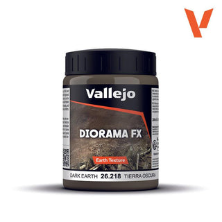 Vallejo Stone Textures - Dark Earth 200ml VAL26218 - Hobby Heaven