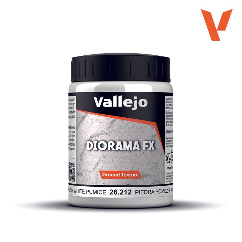 Vallejo Stone Textures -Rough White Pumice 200ml VAL26212 - Hobby Heaven