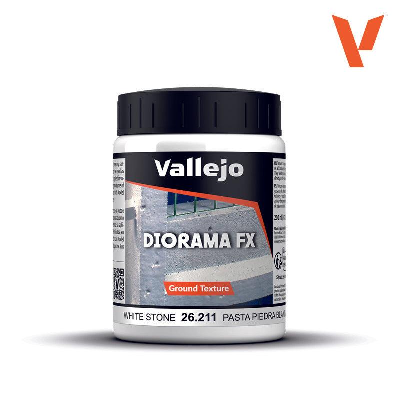 Vallejo Stone Textures -White Stone Paste 200ml VAL26211 - Hobby Heaven