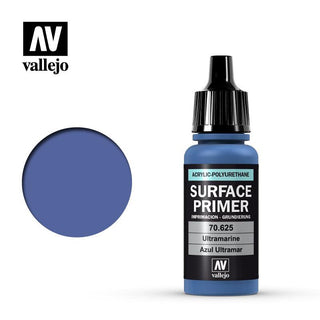 Vallejo Ultramarine Surface Primer 17ml Polyurethane VAL70625 - Hobby Heaven