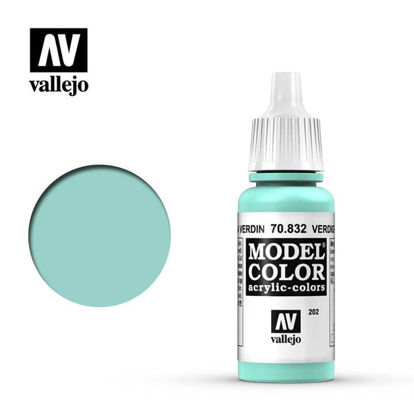 Vallejo Verdigris Glaze Model Color 17ml 70.832 - Hobby Heaven
