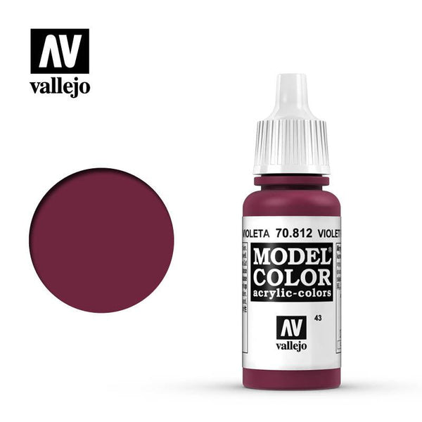 Vallejo Violet Red Model Color 17ml 70.812 - Hobby Heaven