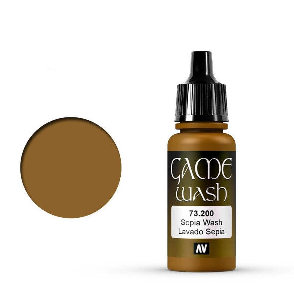 Vallejo Wash - Sepia Game Color 73.200 - Hobby Heaven