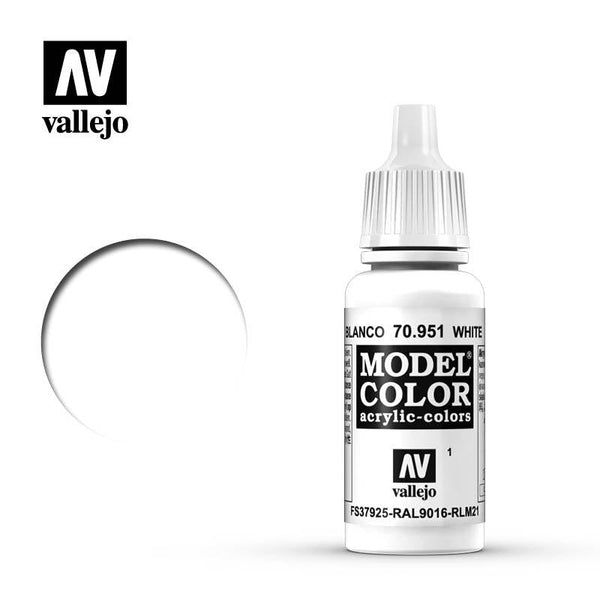 Vallejo White Model Color 70.951 - Hobby Heaven