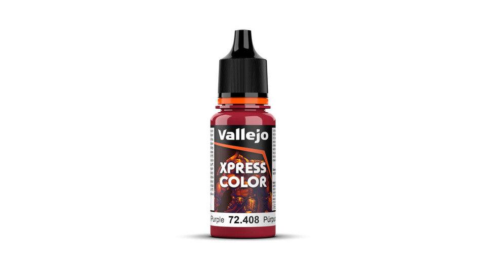 Vallejo Xpress Color 18ml - Cardinal Purple Game Color 72.408 - Hobby Heaven