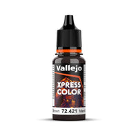 Vallejo Xpress Color 18ml - Copper Brown Game Color 72.421 - Hobby Heaven