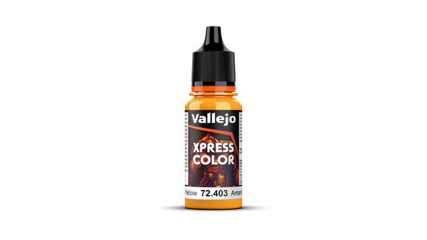 Vallejo Xpress Color 18ml - Imperial Yellow Game Color 72.403 - Hobby Heaven