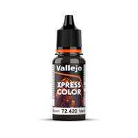 Vallejo Xpress Color 18ml - Wasteland Brown Game Color 72.420 - Hobby Heaven