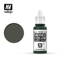 Vallejo Yellow Olive Model Color 70.892 - Hobby Heaven
