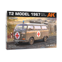 VW T2 Model 1967 Public Service 1/35 Scale Kit by AK Interactive
