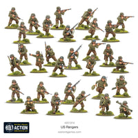 Warlord Games US Rangers miniatures for Bolt Action wargaming
