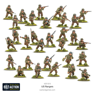 Warlord Games US Rangers miniatures for Bolt Action wargaming