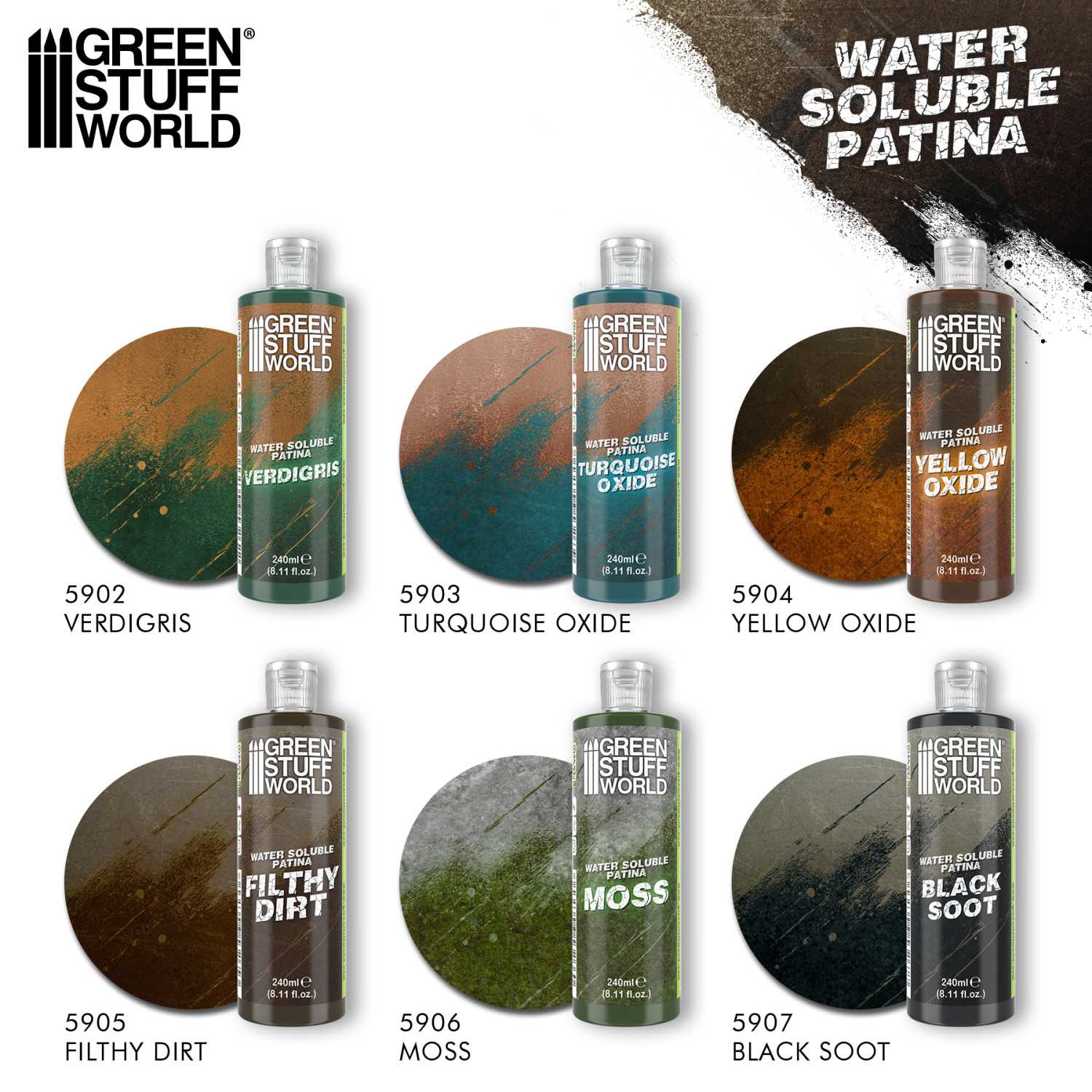 Green Stuff World Water Soluble Patina – 240ml