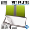 Green Stuff World Wet Palette set with antibacterial sponges and hydro papers