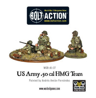 Bolt Action US Army 50 Cal HMG team Warlord Games
