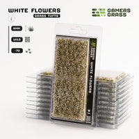 Gamers Grass White Flowers - Wild packaging, showcasing delicate white blossom imagery on various plants
