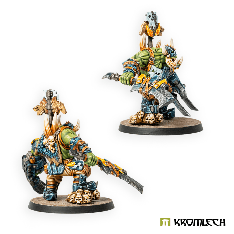 Kromlech Wild Tribez Warchief on foot KRM240 - Hobby Heaven