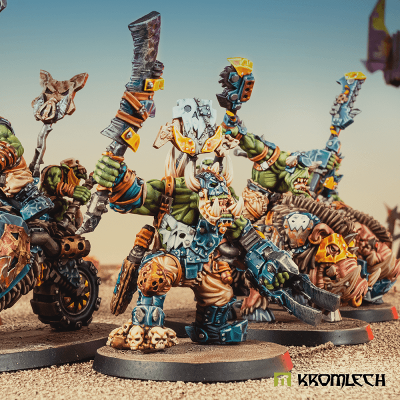 Kromlech Wild Tribez Warchief on foot KRM240 - Hobby Heaven