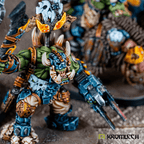 Kromlech Wild Tribez Warchief on foot KRM240 - Hobby Heaven