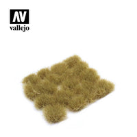 Close-up of Vallejo SC429 Wild Tuft Beige 12mm, displaying detailed texture and natural color of miniature dry grass