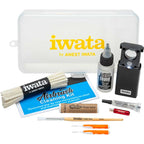 Iwata Professional Airbrush Cleaning Kit – Full Maintenance Set with Tools, Brushes & Lubricant | Universal Fit