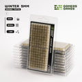 Gamers Grass Winter 5mm - Small Tufts packaging, featuring snowy landscape and frozen tundra imagery