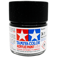 Tamiya Acrylic X-1 Black Paint - Hobby Heaven
