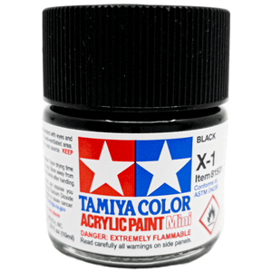 Tamiya Acrylic X-1 Black Paint - Hobby Heaven