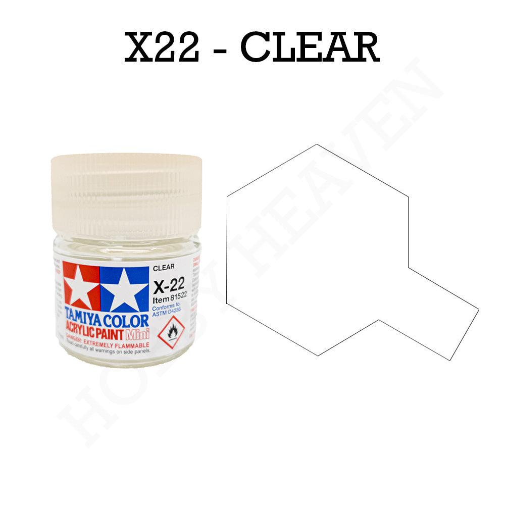 Acrylic Mini X-22 Clear