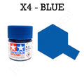Tamiya Acrylic Mini X-4 Blue Paint 10ml - Hobby Heaven