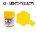 Tamiya Acrylic Mini X-8 Lemon Yellow Paint 10ml - Hobby Heaven