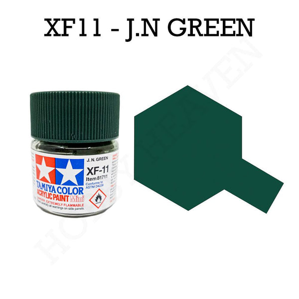 Tamiya Acrylic Mini Xf-11 J.N. Green Paint 10ml - Hobby Heaven