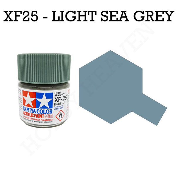 Tamiya Acrylic Mini Xf-25 Light Sea Grey Paint 10ml - Hobby Heaven