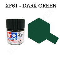 Tamiya Acrylic Mini Xf-61 Dark Green Paint 10ml - Hobby Heaven