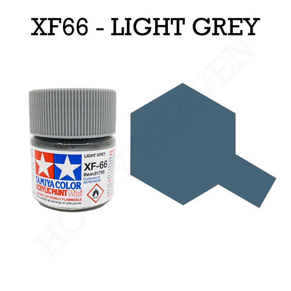 Tamiya Acrylic Mini Xf-66 Light Grey Paint 10ml - Hobby Heaven
