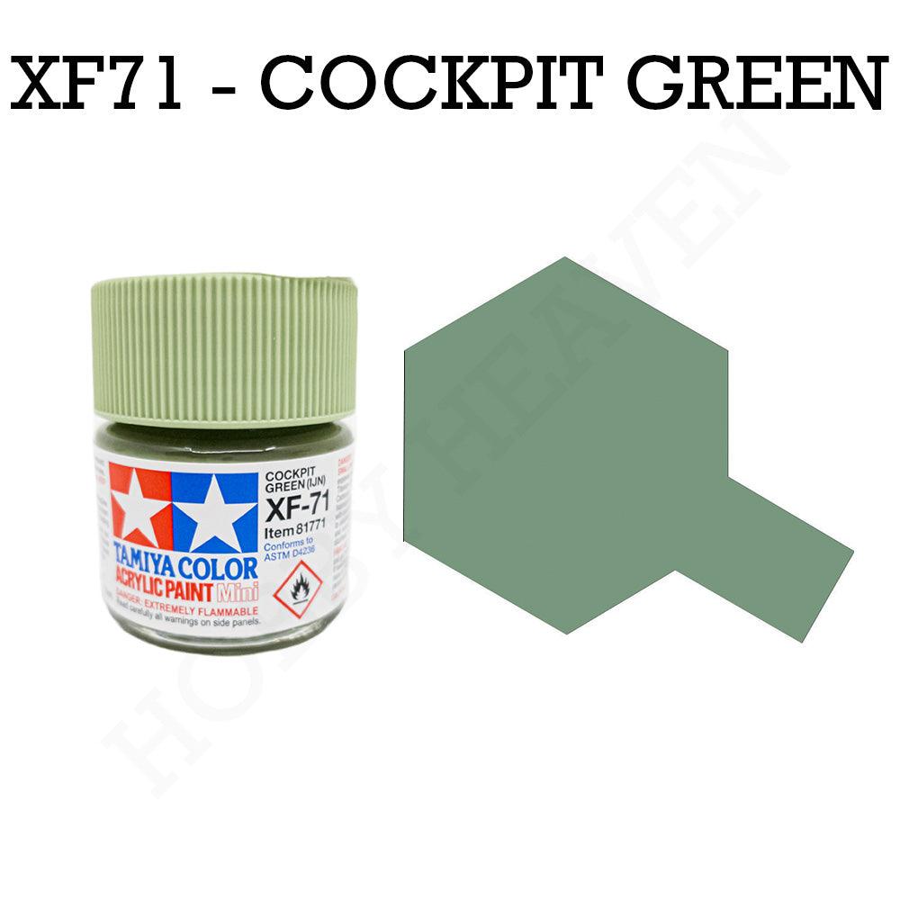 Tamiya Acrylic Mini Xf-71 Cockpit Green Paint 10ml - Hobby Heaven