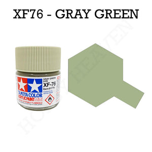 Tamiya Acrylic Mini Xf-76 Gray-Green (Ijn) Paint 10ml - Hobby Heaven