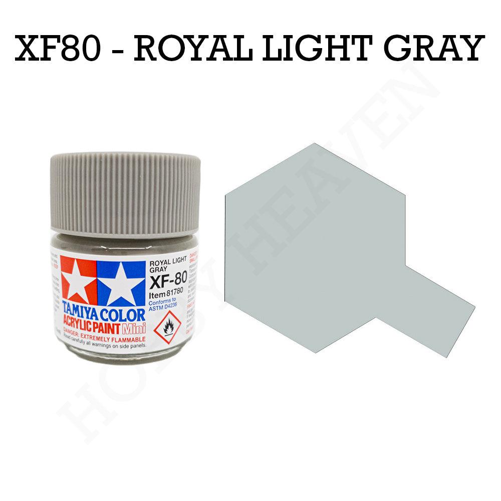 Tamiya Acrylic Mini Xf-80 Naval Sea Grey Paint 10ml - Hobby Heaven