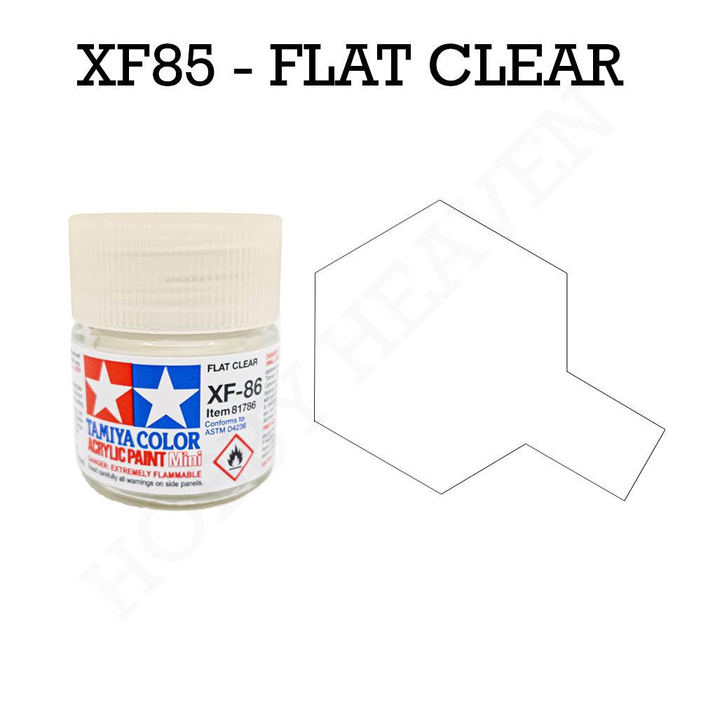 Tamiya Acrylic Mini Xf-85 Rubber Black Paint 10ml - Hobby Heaven
