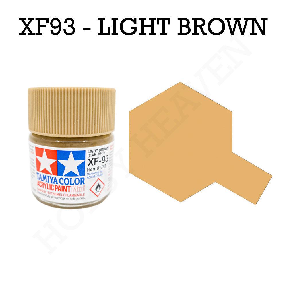 Tamiya Acrylic Xf-93 Light Brown Dak 1942 Paint 10ml - Hobby Heaven