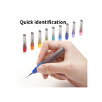 Maker's graphic of DSPIAE push broach bits in coloured cases (the ZPB range, not this scraper)