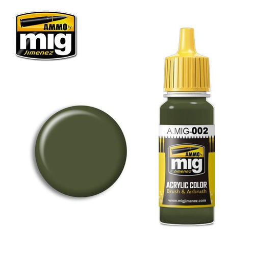 A.MIG-0002 RAL 6003 OLIVGRÜN OPT.2 AMMO By MIG - Hobby Heaven