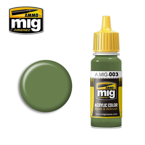 A.MIG-0003 RAL 6011 RESEDAGRÜN AMMO By MIG - Hobby Heaven
