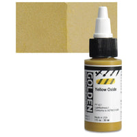 Golden High Flow 30ml Yellow Oxide Paint - Hobby Heaven
