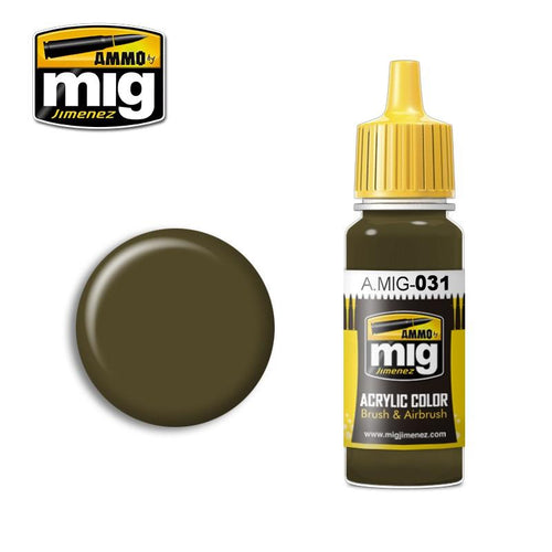 A.MIG-0031 SPANISH GREEN-KHAKI AMMO By MIG - Hobby Heaven