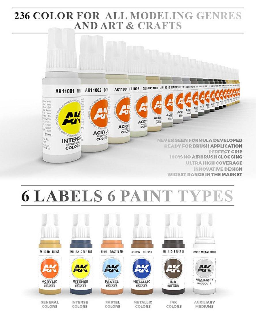 AK Interactive 3rd Generation Offwhite 17ml - Hobby Heaven