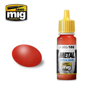 A.MIG-0188 METALLIC RED AMMO By MIG - Hobby Heaven