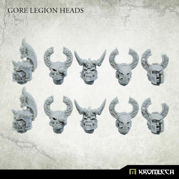 Kromlech Gore Legion Heads (10) KRCB245 - Hobby Heaven