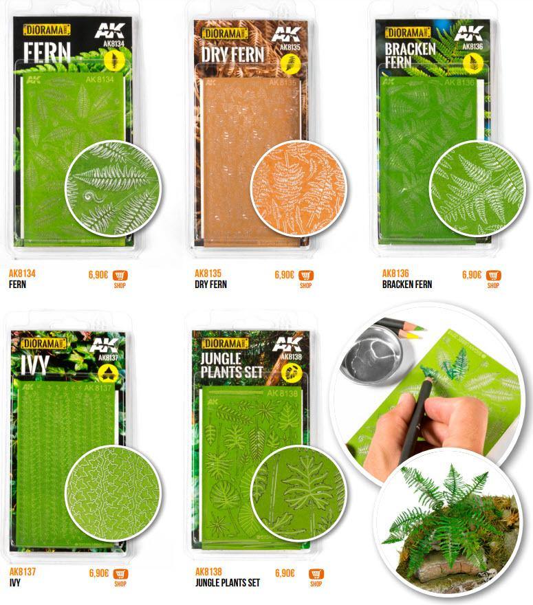 AK Interactive Vegetation - Realistic Plants Full Range - Hobby Heaven